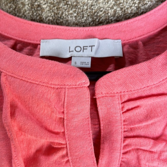 Loft Cotton Poly Ruffle Shell - Picture 2 of 3